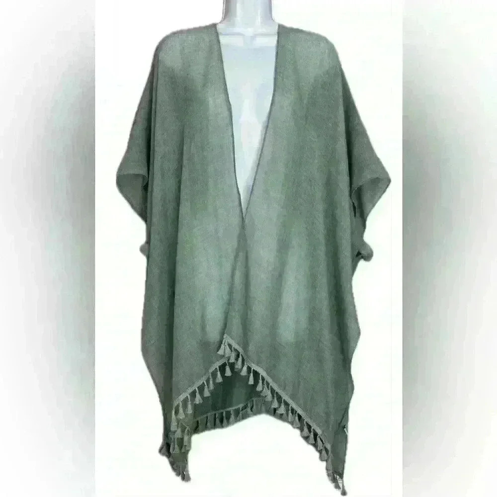 Kimono/Coverup Tassel Open Front (62)